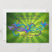 Invitation Parti Mardi Gras (Devant)