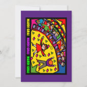 Invitation Parti Mardi Gras (Devant)