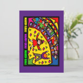 Invitation Parti Mardi Gras (Debout devant)