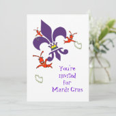 Invitation Parti Mardi Gras (Debout devant)