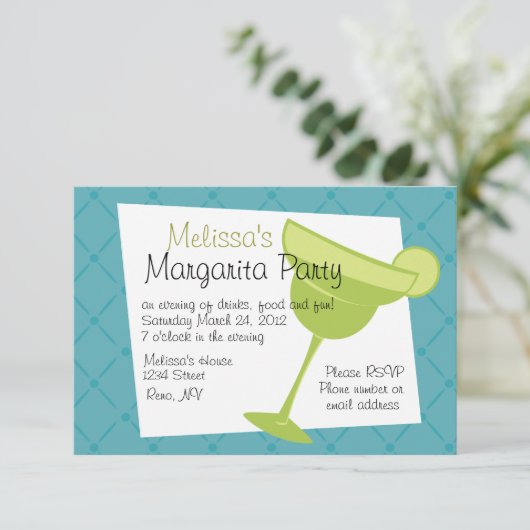 Invitation Parti Margarita (Debout devant)