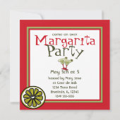 Invitation Parti Margarita (Dos)