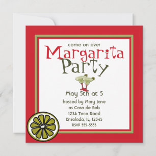 Invitation Parti Margarita