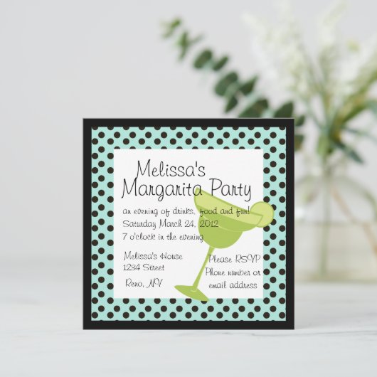 Invitation Parti Margarita (Debout devant)