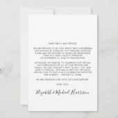 Invitation Parti Marié Maintenant Plus Tard Photo Mariage Fai (Dos)