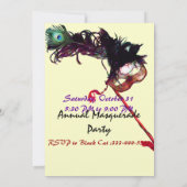 INVITATION PARTI MASQUERADE (Dos)