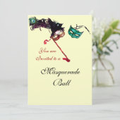 INVITATION PARTI MASQUERADE (Debout devant)