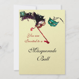 INVITATION PARTI MASQUERADE