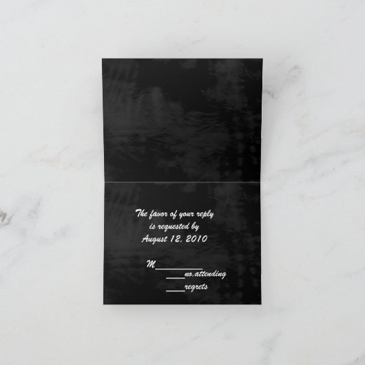 Invitation Parti Masquerade RSVP (Intérieur)