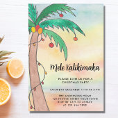 Invitation Parti Mele Kalikimaka