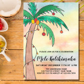 Invitation Parti Mele Kalikimaka