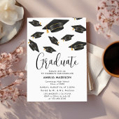 Invitation Parti Moderne Simple Graduation