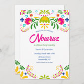 Invitation Parti Nowruz (Devant / Derrière)