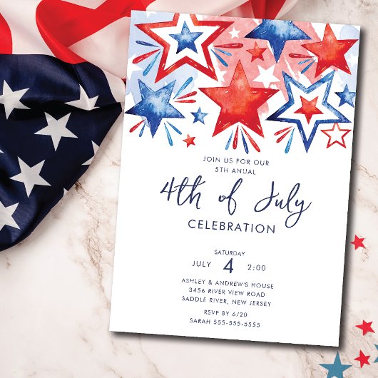 Invitation Parti Patriot 4 juillet