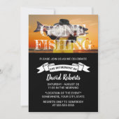Invitation Parti Pêche Sunset Beach Retraite Party (Devant)