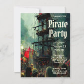 Invitation Parti pirate (Devant)