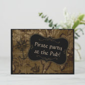 Invitation Parti pirate (Debout devant)