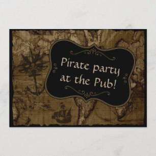Invitation Parti pirate