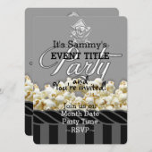 Invitation Parti pirate personnalisé (Devant / Derrière)