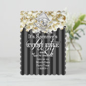 Invitation Parti pirate personnalisé (Debout devant)