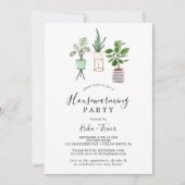 Invitation Parti Plante du réchauffement climatique (Devant)