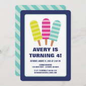 Invitation Parti populaire (Devant / Derrière)