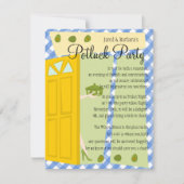 Invitation Parti Potluck (Devant)