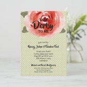 Invitation Parti Red Rose Derby (Debout devant)