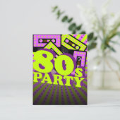 Invitation Parti rétro (Debout devant)