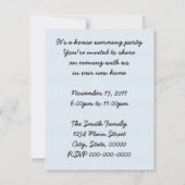 Invitation Parti rétro-ménager (Dos)