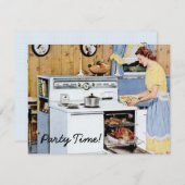 Invitation Parti rétro-ménager (Devant / Derrière)