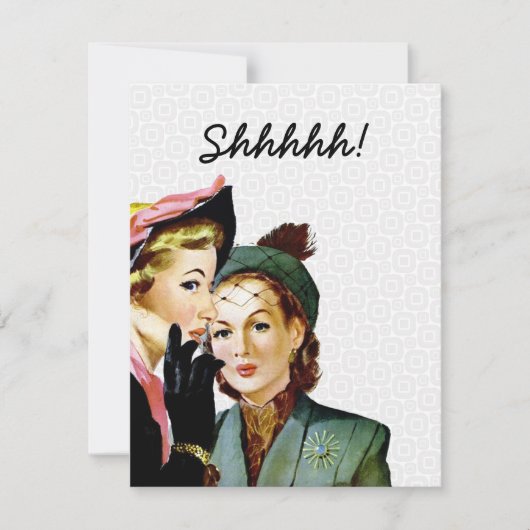 Invitation Parti rétro surprise (Devant)