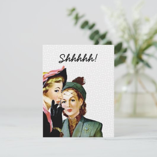 Invitation Parti rétro surprise (Debout devant)