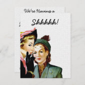 Invitation Parti rétro surprise (Devant / Derrière)