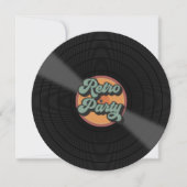 Invitation Parti Rétro Thématique Personnalisé (Devant)