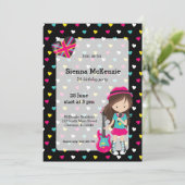 Invitation Parti Rockstar (Debout devant)