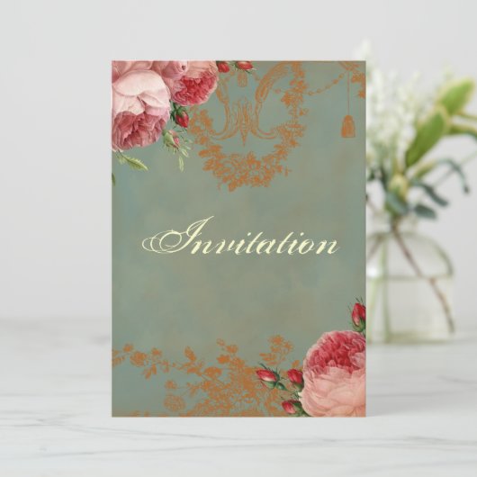 Invitation Parti Rose de Blenheim (Debout devant)