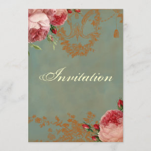 Invitation Parti Rose de Blenheim