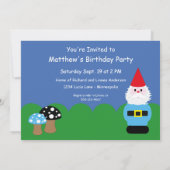 Invitation Parti scandinave de la personnalisation de la marq (Dos)