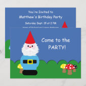 Invitation Parti scandinave de la personnalisation de la marq (Devant / Derrière)