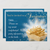 Invitation Parti surprise (Devant / Derrière)