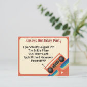 Invitation Parti Tapedeck des années 80 (Debout devant)