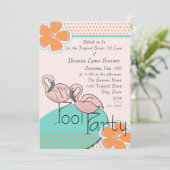 Invitation Parti Tropical Luau (Debout devant)