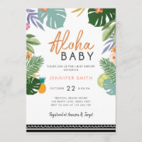 Parti tropical Luau Aloha Baby shower cubain