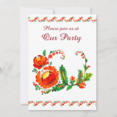 Invitation Parti ukrainien Petrykivsky (Devant)