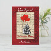 Invitation Parti Valentines, le chef indien (Debout devant)