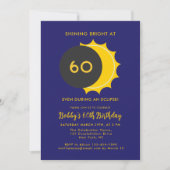 Invitation Partial Solar Eclipse 2025 60e anniversaire (Devant)