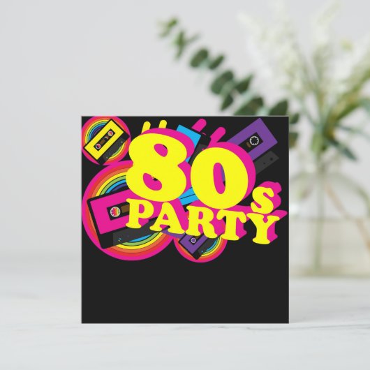 Invitation partie 80s (Debout devant)