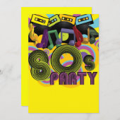 Invitation partie 80s (Devant / Derrière)