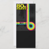 Invitation partie 80s (Devant)